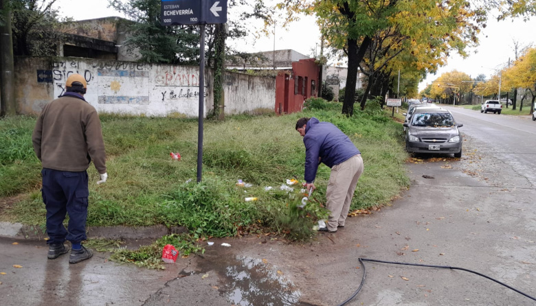 Obras Públicas: Limpieza de alcantarillas y desagotes pluviales