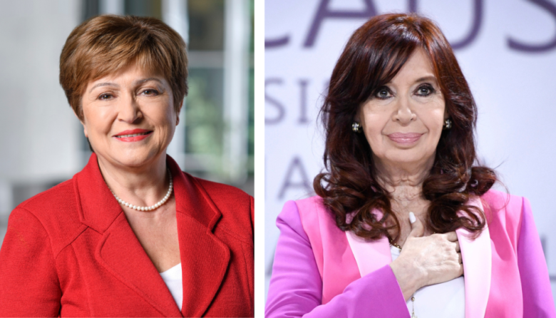 “Che Kristalina, no te la voy a dejar pasar”: texto de Cristina a la titular del FMI