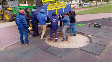 Se remodelaron los juegos infantiles del Parque San Martín