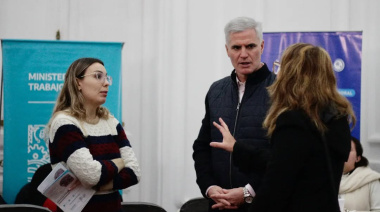 Mateo Rossi visitó la Feria de Educación y Empleo 2025 en 9 de Julio