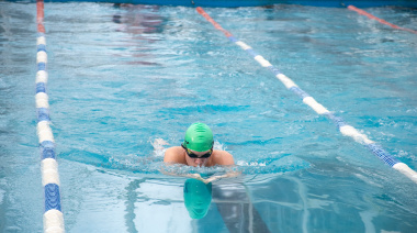 Se desarrolló un torneo de natación en la Quinta Los Amigos