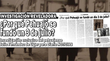 ¿Por qué Pehuajó se fundó un día 3 de julio?