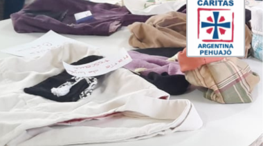 Caritas Pehuajó realiza este miércoles su feria de ropa y calzado en el salón parroquial