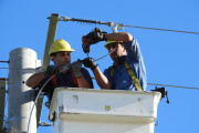 Disminuyen los cortes por fallas en el servicio eléctrico de Pehuajó